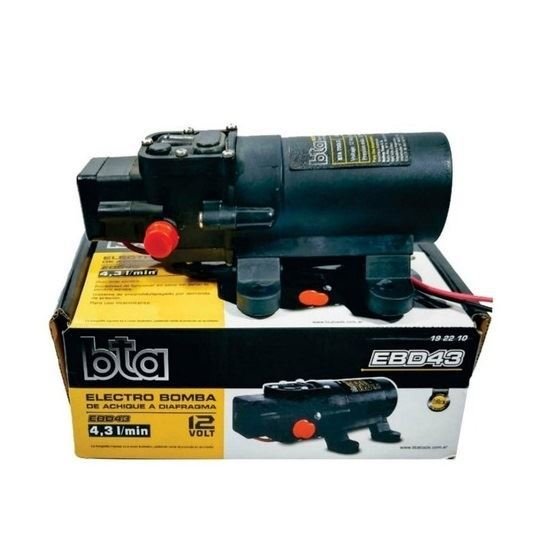 Imagen de ELECTROBOMBA DE ACHIQUE DIAFRAGMA 4.3 L/MIN 12V BTA