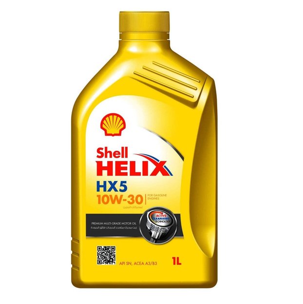 Imagen de ACEITE 10W-30 CARTER VEHÍCULOS LIVIANOS SHELL HELIX HX5 1L