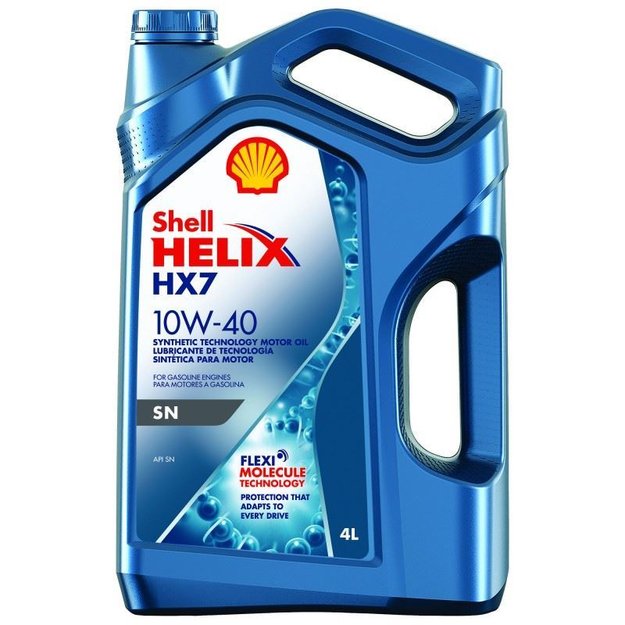Imagen de ACEITE 10W-40 CARTER VEHÍCULOS LIVIANOS SHELL HELIX HX7 SP 4L