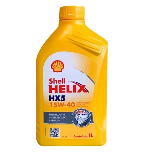 Imagen de ACEITE 15W-40 CARTER VEHÍCULOS LIVIANOS SHELL HELIX HX5 SN 1L
