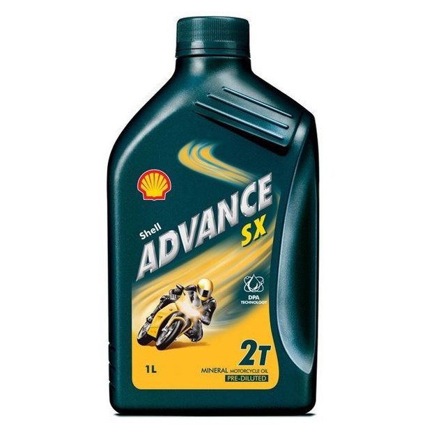 Imagen de ACEITE 2T MOTOS Y NÁUTICA SHELL ADVANCE SX2 1L