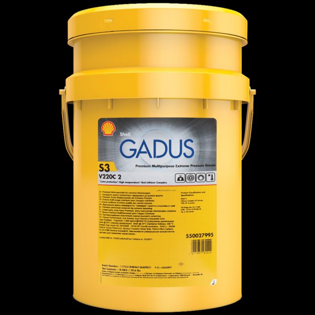 Imagen de GRASA MULTIPROPOSITO SHELL GADUS S3 V220 C2 18KG