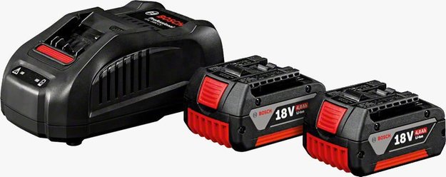 Imagen de KIT CARGADOR + 2 BATERÍAS 18V 4.0AH BOSCH