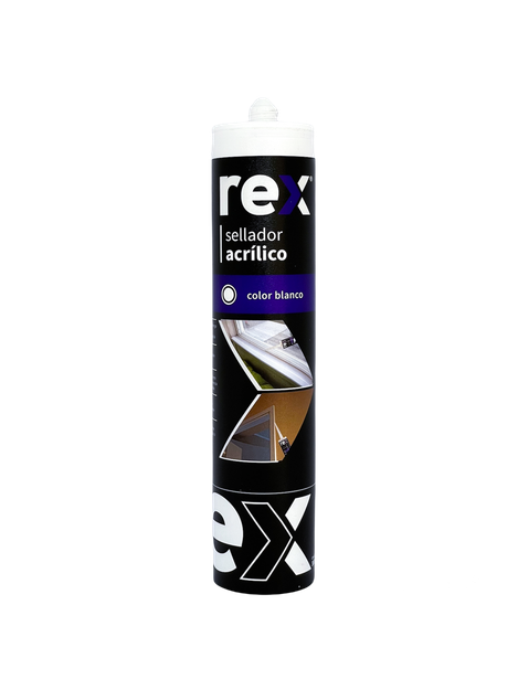 Imagen de SILICONA SELLADOR ACRÍLICA PINTABLE 300ML REX
