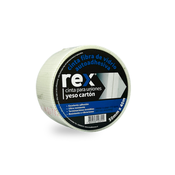Imagen de CINTA REJILLA PARA JUNTAS DE YESO 50MM X 40M REX