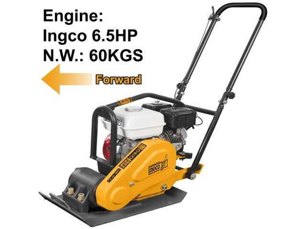 Imagen de PLACA COMPACTADORA 60KG 6.5HP INGCO