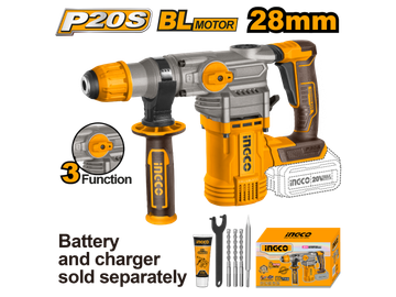 Imagen de ROTOPERCUTOR SDS-PLUS 20V (CARCAZA) INGCO