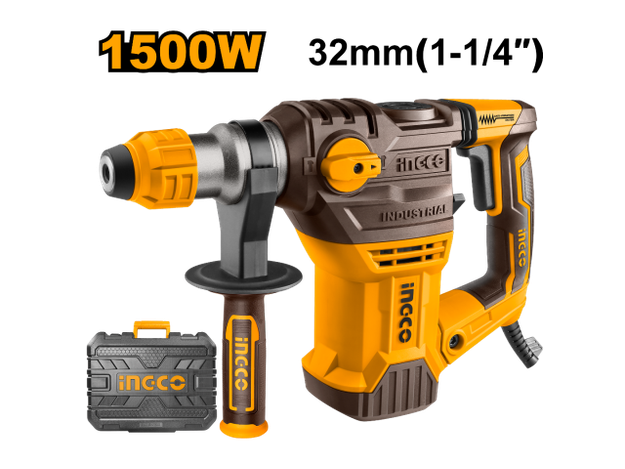 Imagen de ROTOPERCUTOR SDS-PLUS 1500W 5.5J INGCO