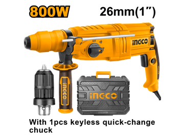 Imagen de ROTOPERCUTOR SDS-PLUS 800W 2.5J INGCO