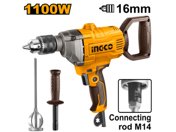 Imagen de TALADRO 16MM 680RPM 1100W CON MEZCLADOR INGCO