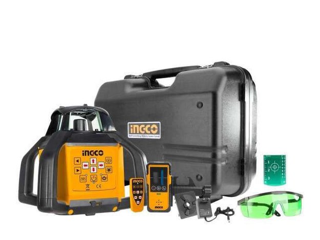 Imagen de NIVEL LÁSER ROTATIVO 300MTS LINEA VERDE INGCO