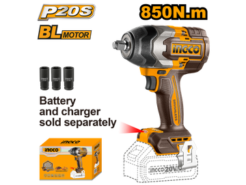 Imagen de LLAVE DE IMPACTO 1/2" 20V (CARCAZA) INGCO
