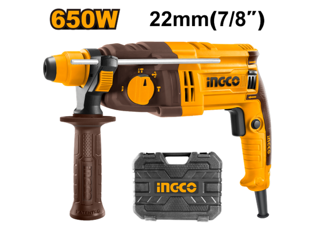 Imagen de ROTOPERCUTOR SDS-PLUS 650W 1.7J. INGCO