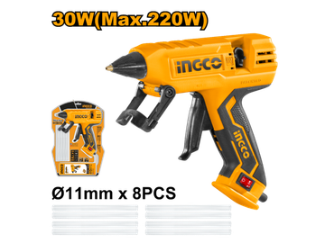 Imagen de PISTOLA APLICAR SILICONA CALIENTE 220W INGCO