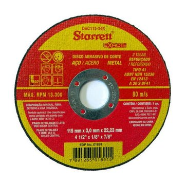 Imagen de DISCO CORTE PARA METAL STARRETT