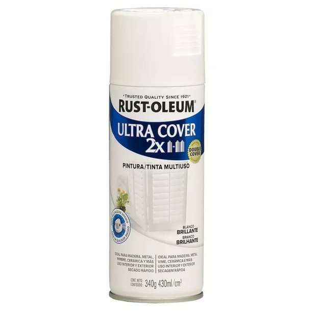 Imagen de AEROSOL ULTRA COVER BLANCO BRILLANTE RUST-OLEUM