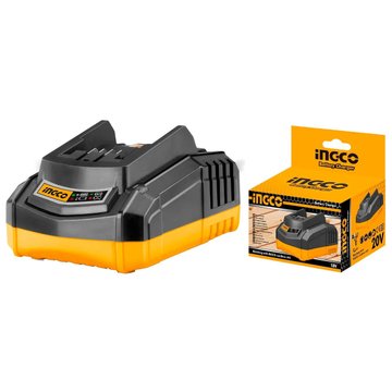 Imagen de CARGADOR DE BATERÍAS 20 V INGCO