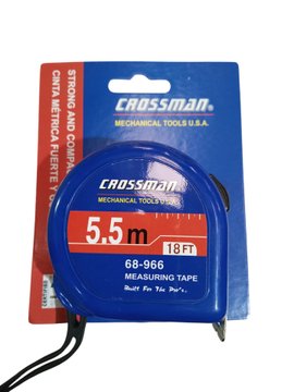 Imagen de CINTA MÉTRICA METAL 5.5 METROS CROSSMAN
