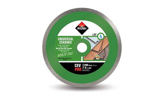 Imagen de DISCO DIAMANTADO C200 CORTE HÚMEDO RUBI