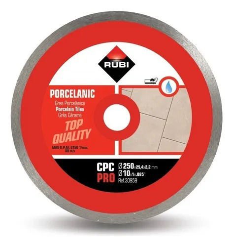 Imagen de DISCO DIAMANTADO CONTINUO CPC250 PRO RUBI