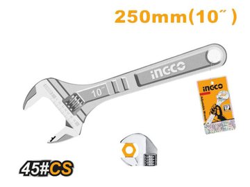 Imagen de LLAVE FRANCESA AJUSTABLE 10" INGCO