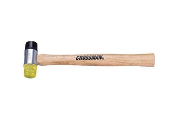 Imagen de MARTILLO DOBLE CABEZA PLASTICO Y NYLON 25 CM CROSSMAN