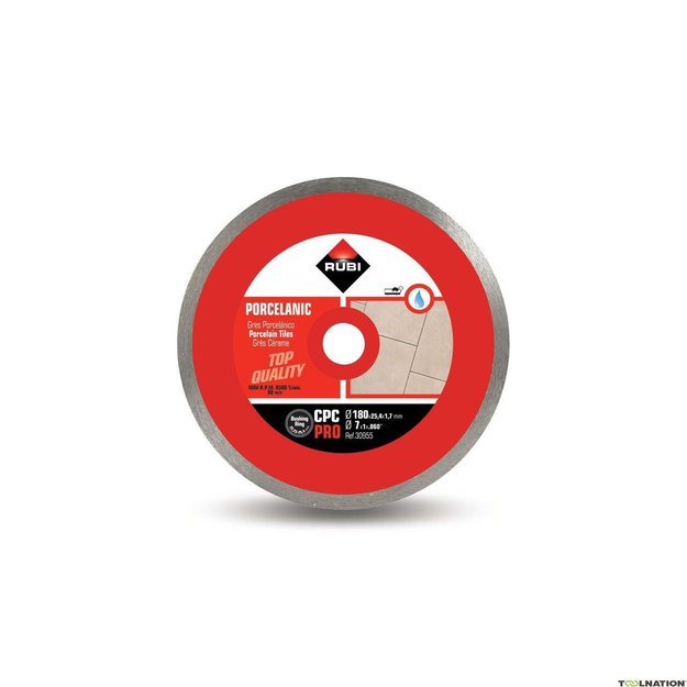 Imagen de DISCO DIAMANTADO CORTE HÚMEDO RUBI