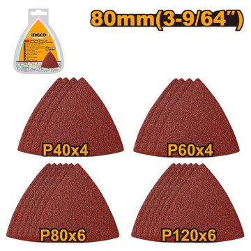 Imagen de KIT 20 LIJAS PARA LIJADORA MULTIFUNCIÓN INGCO