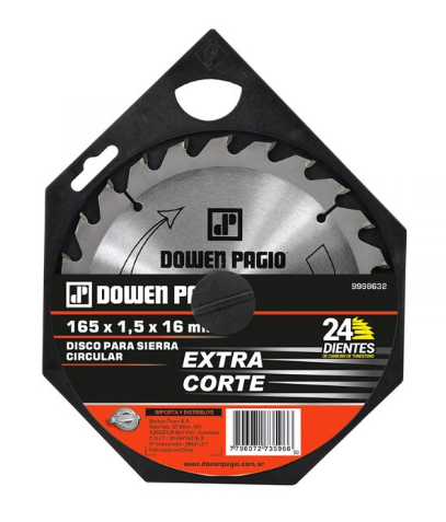 Imagen de DISCO PARA CIRCULAR 6 1/2" DOWEN PAGIO