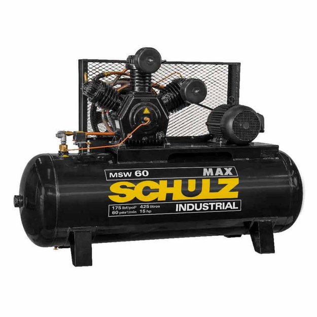 Imagen de COMPRESOR 15HP. TRIFÁSICO MSW-60MAX 425L. SCHULZ