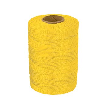 Imagen de HILO POLIPROPILENO ALBAÑIL 165M AMARILLO TRUPER