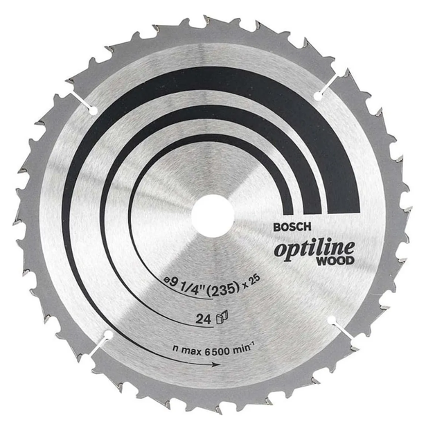 Imagen de DISCO DE SIERRA CIRCULAR OPTILINE WOOD 24D BOSCH