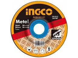 Imagen de DISCO DESBASTE METAL 4.5" X 6MM INGCO