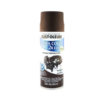 Imagen de AEROSOL ULTRA COVER 2X CAFÉ SATINADO RUST OLEUM