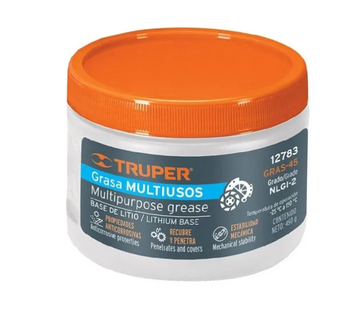 Imagen de GRASA MULTIUSO LUBRICANTE LITIO 450GR. TRUPER