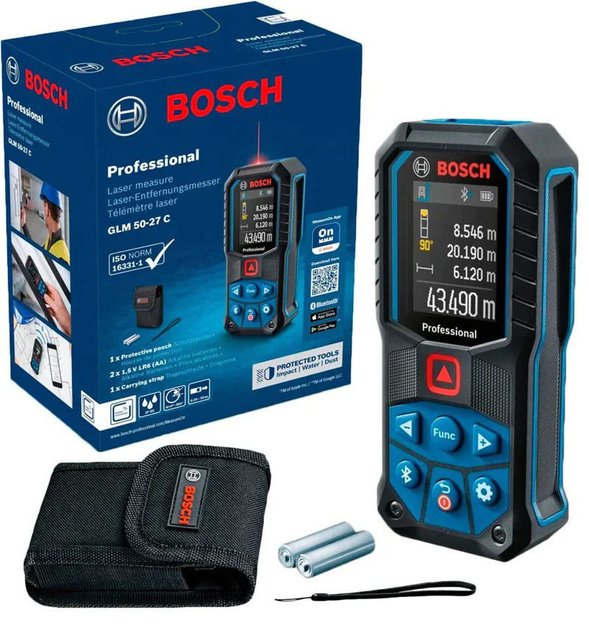 Imagen de MEDIDOR DE DISTANCIA LÁSER GLM 50-27 CBOSCH