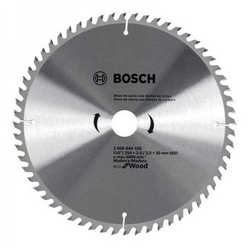 Imagen de HOJA DE SIERRA PARA INGLETADORA ECO 10" 60D. BOSCH