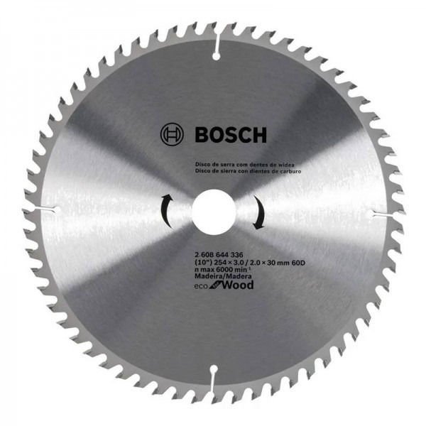 Imagen de HOJA DE SIERRA PARA INGLETADORA ECO 10" 60D. BOSCH