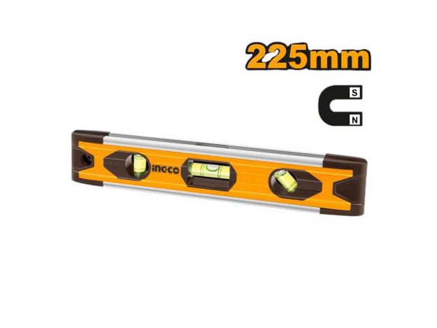 Imagen de NIVEL MINI MAGNÉTICO 22.5CM INGCO
