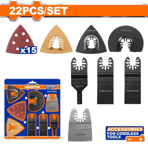 Imagen de SET 22 ACCESORIOS PARA MULTIFUNCIÓN WADFOW