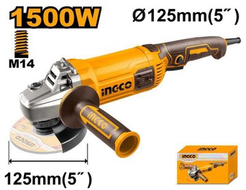 Imagen de AMOLADORA ANGULAR 5" 1500W INGCO