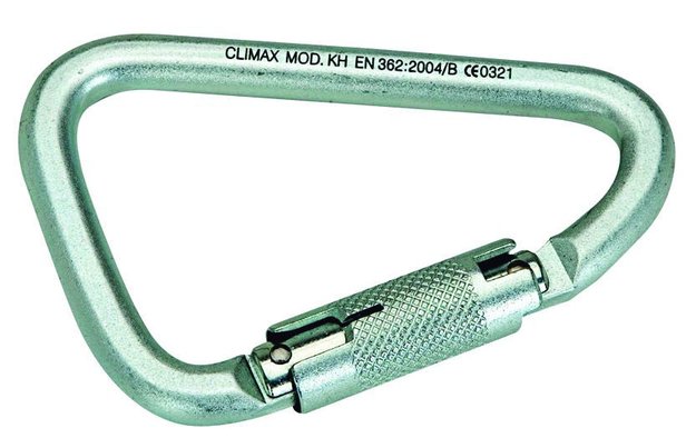 Imagen de MOSQUETÓN ACERO PARA CINTURÓN TIPO D CLIMAX