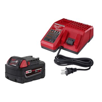 Imagen de KIT CARGADOR + BATERÍA 18V LI-ION MILWAUKEE