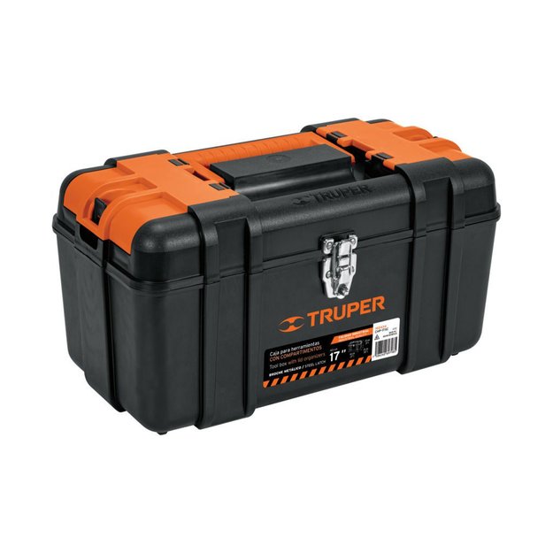 Imagen de CAJA PARA HERRAMIENTAS CON BROCHE METAL 17" TRUPER