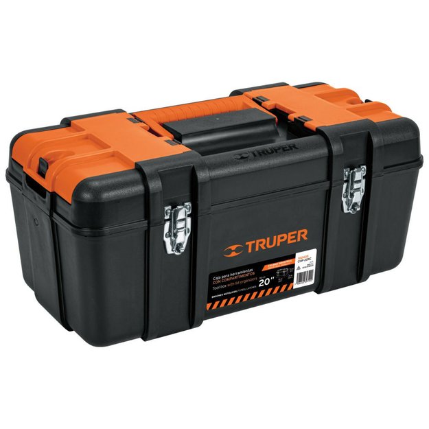 Imagen de CAJA  DE HERRAMIENTAS CON BROCHE DE METAL 20" TRUPER