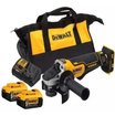 Imagen de AMOLADORA ANGULAR 4.5" 2 BATERÍAS 20V 5AH DEWALT