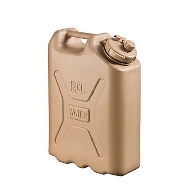 Imagen de BIDON MILITAR P/AGUA 20 LITROS COLOR ARENA SCEPTER