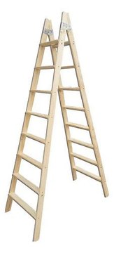Imagen de ESCALERA DE MADERA TIPO PINTOR 12 ESCALONES 3.6M