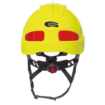 Imagen de CASCO TRABAJO ALTURA CON REFLECTIVO AMARILLO FLUO CLIMAX
