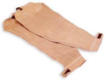 Imagen de MANGUITAS DE CUERO REFORZADO CIERRE VELCRO 31CM CLIMAX